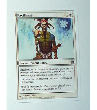 CARTE MTG MAGIC - VERSION FRANCAISE PACIFISME 