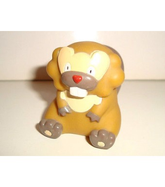 FIGURINE NINTENDO POKEMON OFFICIELLE BANDAI - CASTORNO BIBAREL BIIDARU (4x4cm)