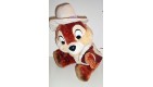 PELUCHE WALT DISNEY - TIC & TAC LES RANGERS DU RISQUE DISNEYLAND PARIS (28x24cm)