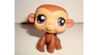 FIGURINE PETSHOP LITTLEST PET SHOPLPS - SINGE MONKEY MARRON 