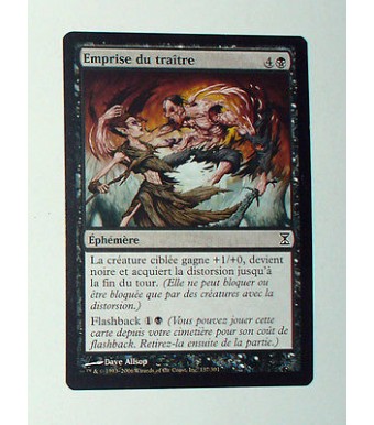 CARTE MTG MAGIC - VERSION FRANCAISE EMPRISE DU TRAITRE  
