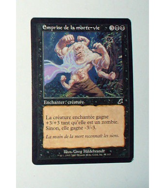 CARTE MTG MAGIC - VERSION FRANCAISE EMPRISE DE LA MORTE VIE