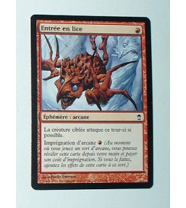 CARTE MTG MAGIC - VERSION FRANCAISE ENTREE EN LICE 