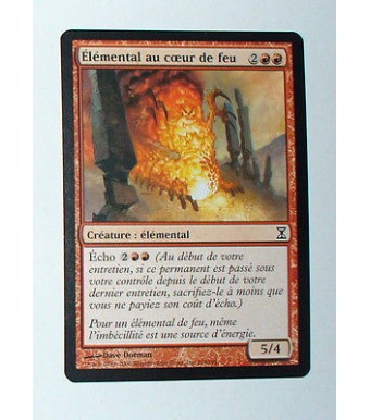 CARTE MTG MAGIC - VERSION FRANCAISE ELEMENTAL AU COEUR DE FEU 