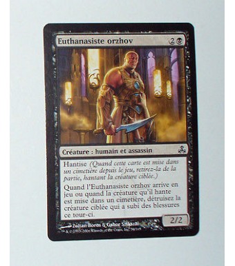 CARTE MTG MAGIC - VERSION FRANCAISE EUTHANASISTE ORZHOV  