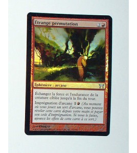 RARE CARTE MTG MAGIC FOIL - VERSION FRANCAISE ETRANGE PERMUTATION