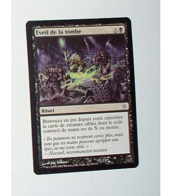  CARTE MTG MAGIC - VERSION FRANCAISE EVEIL DE LA TOMBE