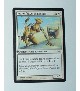 CARTE MTG MAGIC - VERSION FRANCAISE JEUNE FAUVE CHASSECIEL