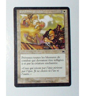 CARTE MTG MAGIC - VERSION FRANCAISE EPIDERME DE SABLE 