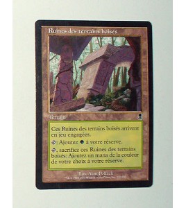 CARTE MTG MAGIC - VERSION FRANCAISE RUINE DES TERRAINS BOISES