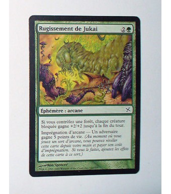 CARTE MTG MAGIC - VERSION FRANCAISE RUGISSEMENT DE JUKAI   