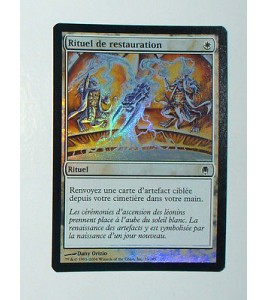 CARTE MTG MAGIC FOIL - VERSION FRANCAISE RITUEL DE RESTAURATION