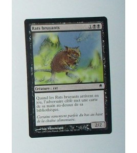 CARTE MTG MAGIC - VERSION FRANCAISE RATS BRUYANTS 