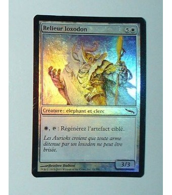 CARTE MTG MAGIC FOIL - VERSION FRANCAISE RELIEUR LOXODON 
