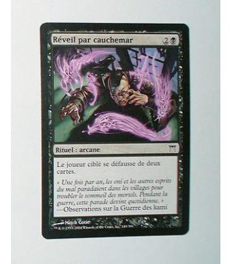 CARTE MTG MAGIC - VERSION FRANCAISE REVEIL PAR CAUCHEMAR