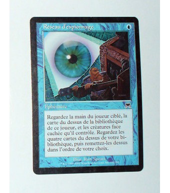 CARTE MTG MAGIC - VERSION FRANCAISE RESEAU D'ESPIONNAGE 