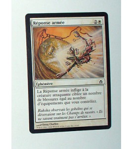 CARTE MTG MAGIC - VERSION FRANCAISE REPONSE ARMEE