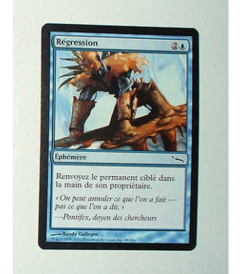 CARTE MTG MAGIC - VERSION FRANCAISE REGRESSION