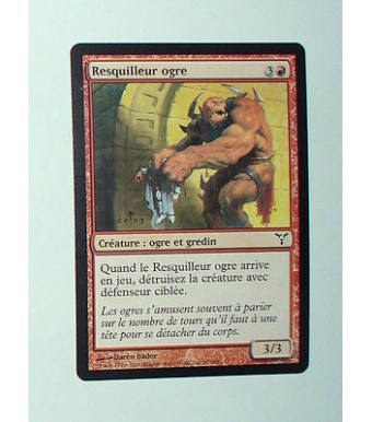 CARTE MTG MAGIC - VERSION FRANCAISE RESQUILLEUR OGRE