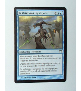 CARTE MTG MAGIC - VERSION FRANCAISE RESTRICTIONS MYSTIQUES 