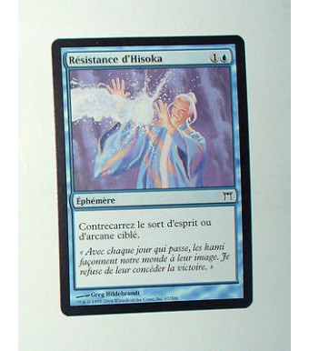 CARTE MTG MAGIC - VERSION FRANCAISE RESISTANCE D'HISOKA 