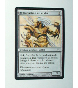 CARTE MTG MAGIC - VERSION FRANCAISE REPRODUCTION DE SOLDAT 