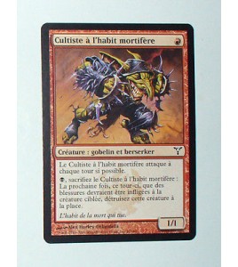 CARTE MTG MAGIC - VERSION FRANCAISE CULTISTE A L'HABIT MORTIFERE