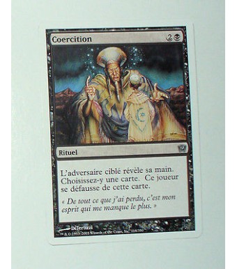 RARE CARTE MTG MAGIC - VERSION FRANCAISE COERCITION 