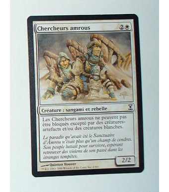 RARE CARTE MTG MAGIC - VERSION FRANCAISE CHERCHEUR AMROUS 