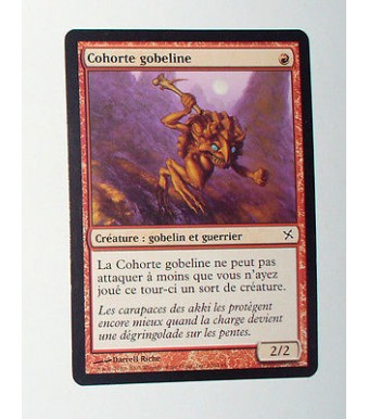 RARE CARTE MTG MAGIC - VERSION FRANCAISE COHORTE GOBELINE 
