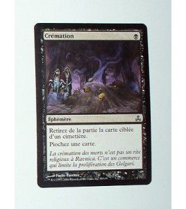 RARE CARTE MTG MAGIC - VERSION FRANCAISE CREMATION