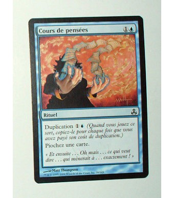 CARTE MTG MAGIC - VERSION FRANCAISE COURS DE PENSEES 