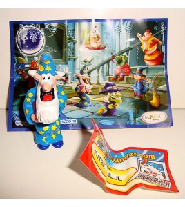 FIGURINE KINDER N°371 -  2S-88 COMPLETE MAGIC LESSONS MEISTER MR MAGO (5x2cm)