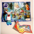 FIGURINE KINDER N°371 -  2S-88 COMPLETE MAGIC LESSONS MEISTER MR MAGO (5x2cm)