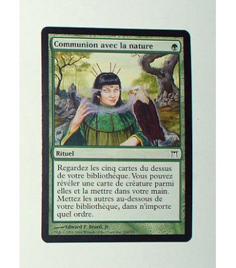 CARTE MTG MAGIC - VERSION FRANCAISE COMMUNICATION AVEC LA NATURE