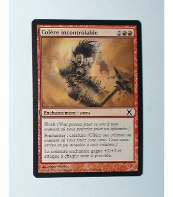 CARTE MTG MAGIC - VERSION FRANCAISE COLERE INCONTROLABLE