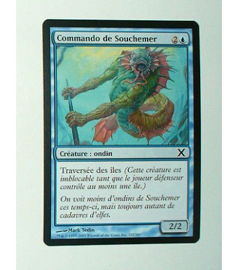 CARTE MTG MAGIC - VERSION FRANCAISE COMMANDANT DE SOUCHEMER 