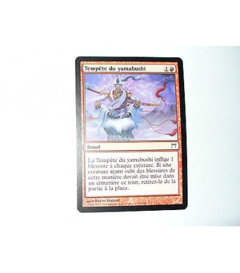 CARTE MTG MAGIC - VERSION FRANCAISE  TEMPETE DU YAMABUSHI