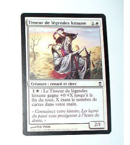 CARTE MTG MAGIC - VERSION FRANCAISE TISSEUR DE LEGENDES KITSUNE