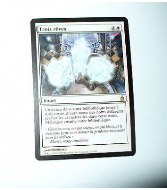 CARTE MTG MAGIC - VERSION FRANCAISE TROIS REVES 