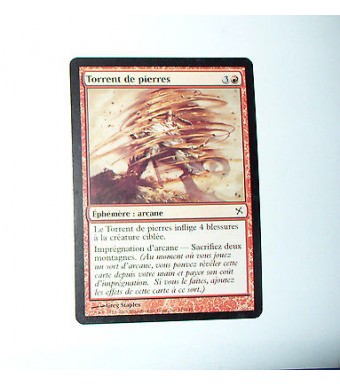 CARTE MTG MAGIC - VERSION FRANCAISE TORRENT DE PIERRES 