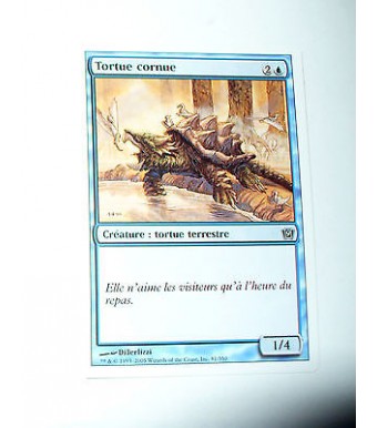 CARTE MTG MAGIC - VERSION FRANCAISE TORTUE CORNUE