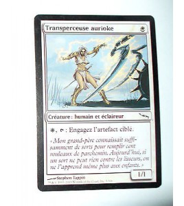 CARTE MTG MAGIC - VERSION FRANCAISE TRANSPERCEUSE AURIOKE