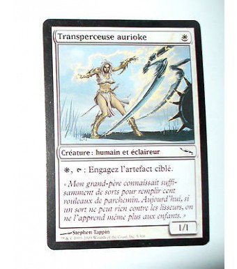 CARTE MTG MAGIC - VERSION FRANCAISE TRANSPERCEUSE AURIOKE