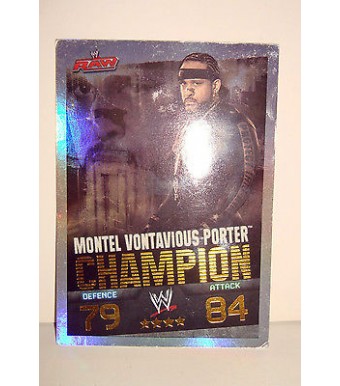 carte catch slam attax evolution topps  - MONTEL VONTAVIOUS PORTER
