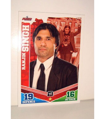 carte catch slam attax mayhem topps  - RANJIN SINGH