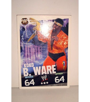 carte catch slam attax evolution topps  - KOKO B.WARE