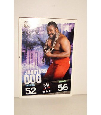 carte catch slam attax evolution topps  - JUNKYARD DOG