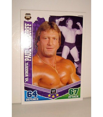 carte catch slam attax mayhem topps  - MR WONDERFUL PAUL ORNDORFF