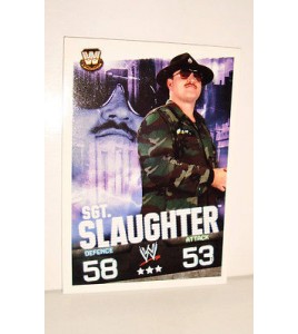 carte catch slam attax evolution topps  - SGT.SLAUGHTER